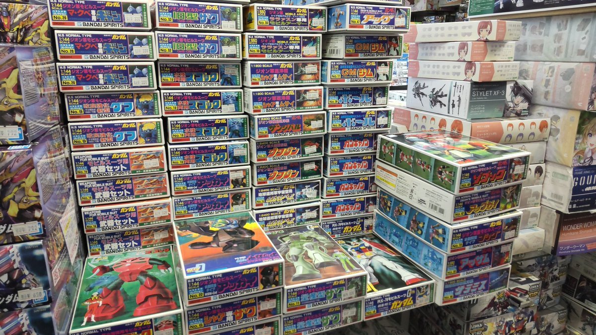 おもちゃの平野にガンプラの旧キット入荷してます。よろしくおねがいします [おもちゃの平野【Twitter】]