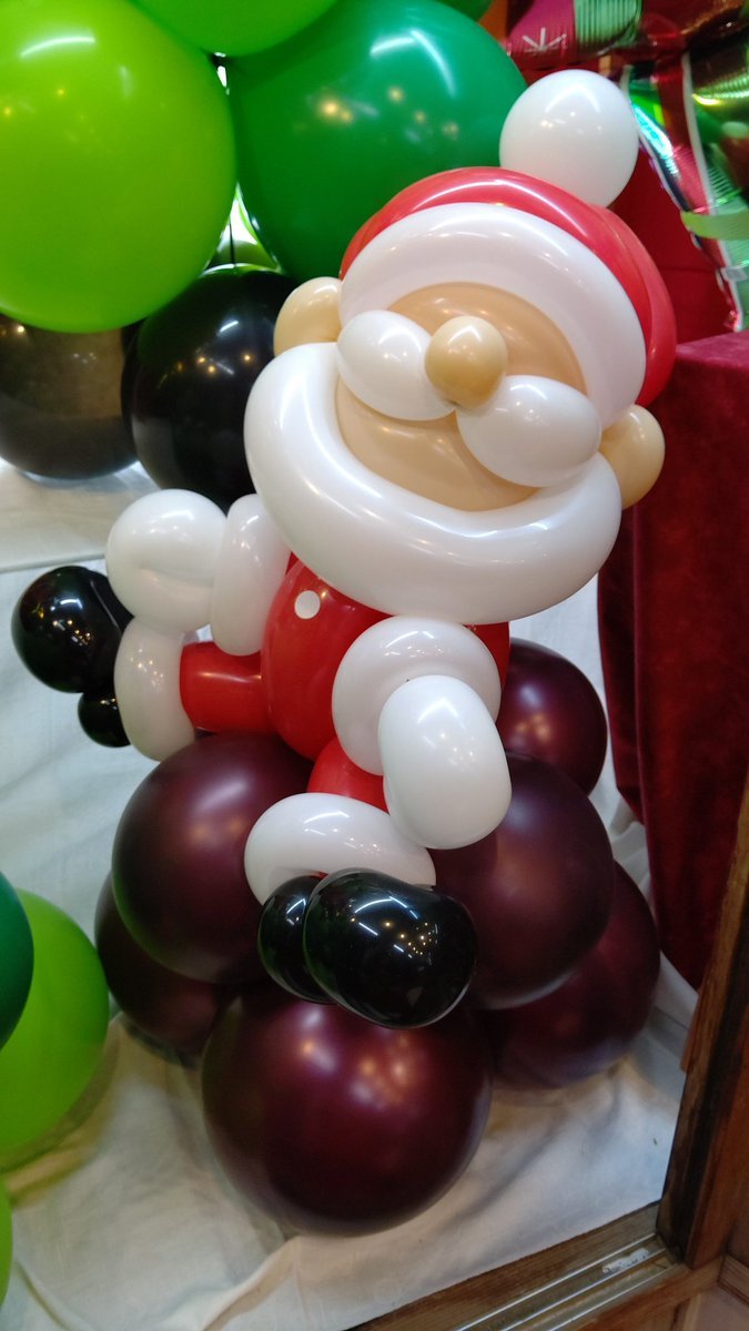 サンタさん！#バルーンアート #おもちゃの平野 [おもちゃの平野【Twitter】]