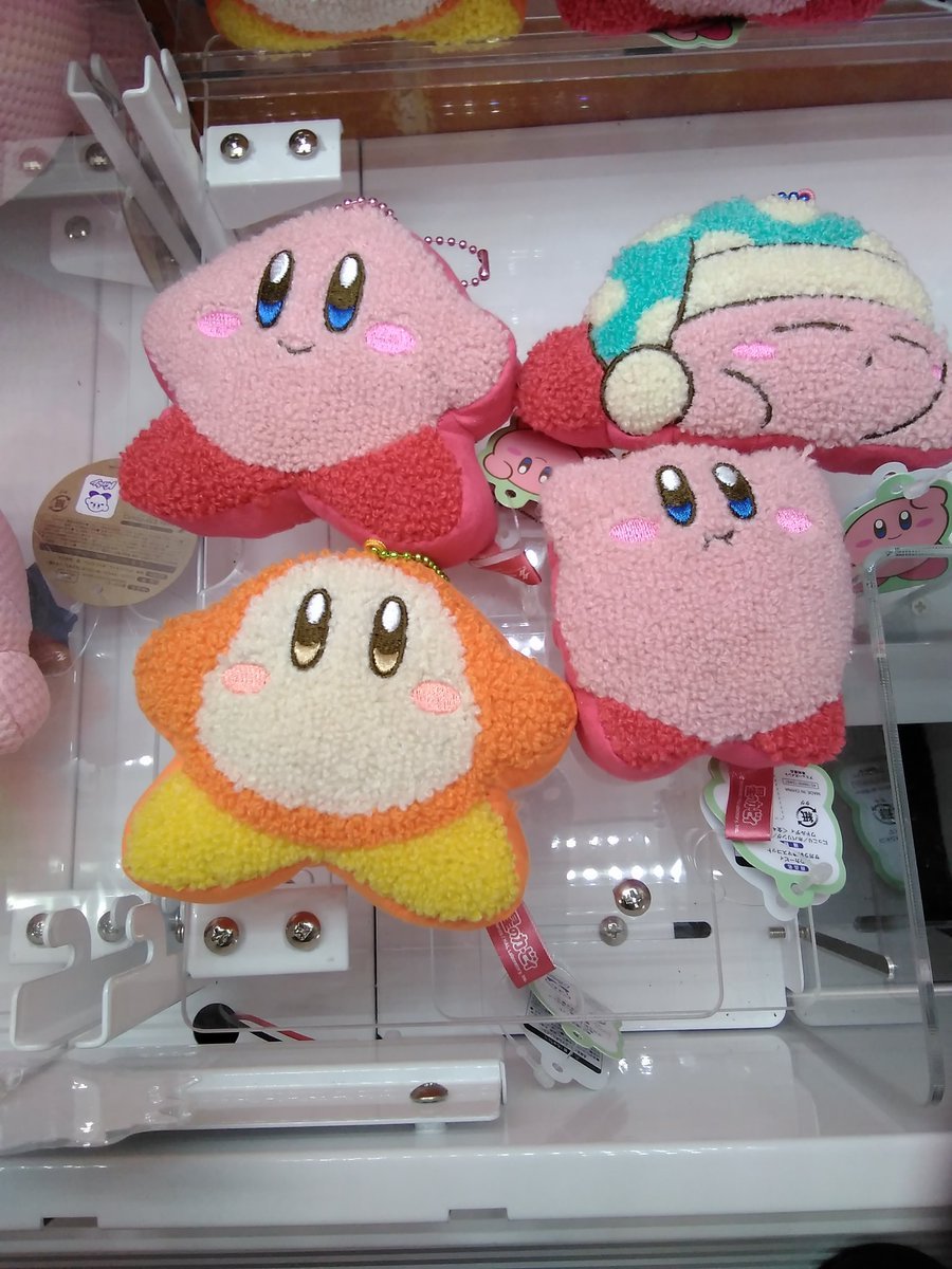 星のカービィのサガラ刺繍マスコットが入荷しました。#星のカービィ [ワンダーシティ札幌 プラボ札幌西町店【Twitter】]