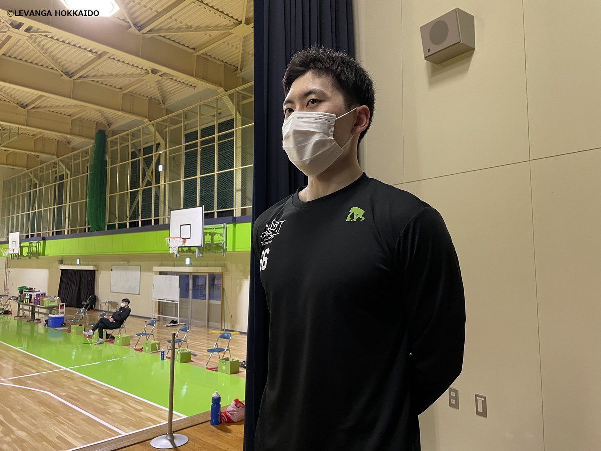 【B.LEAGUE 2021ｰ22 SEASON 第18節vs新潟アルビレックスBB 前メディア公開練習】#松下裕汰 選手コメント「前節は簡... [レバンガ北海道【Twitter】]