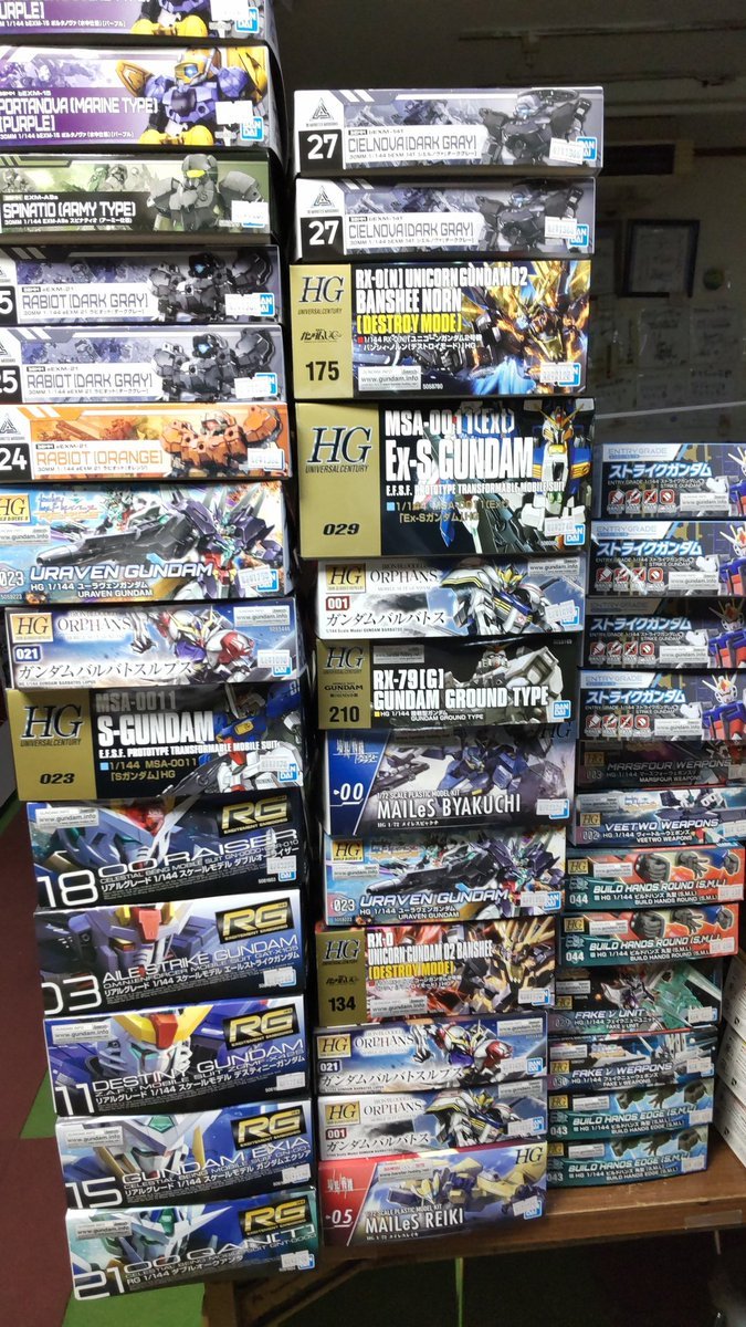 おもちゃの平野に今日もプラモデルが入荷しましたよろしくおねがいします [おもちゃの平野【Twitter】]