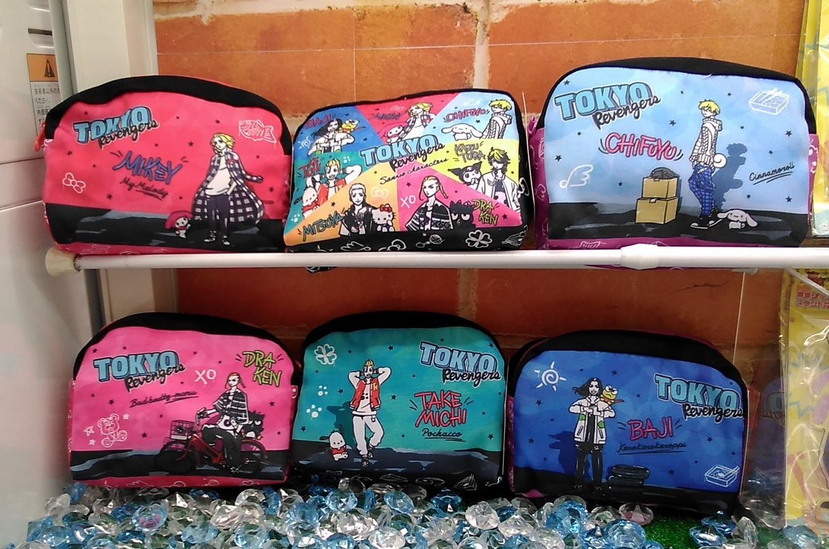 東京リベンジャーズ × サンリオキャラクターズのポーチが入荷しました。#東京リベンジャーズ #サンリオキャラクターズ [ワンダーシティ札幌 プラボ札幌西町店【Twitter】]