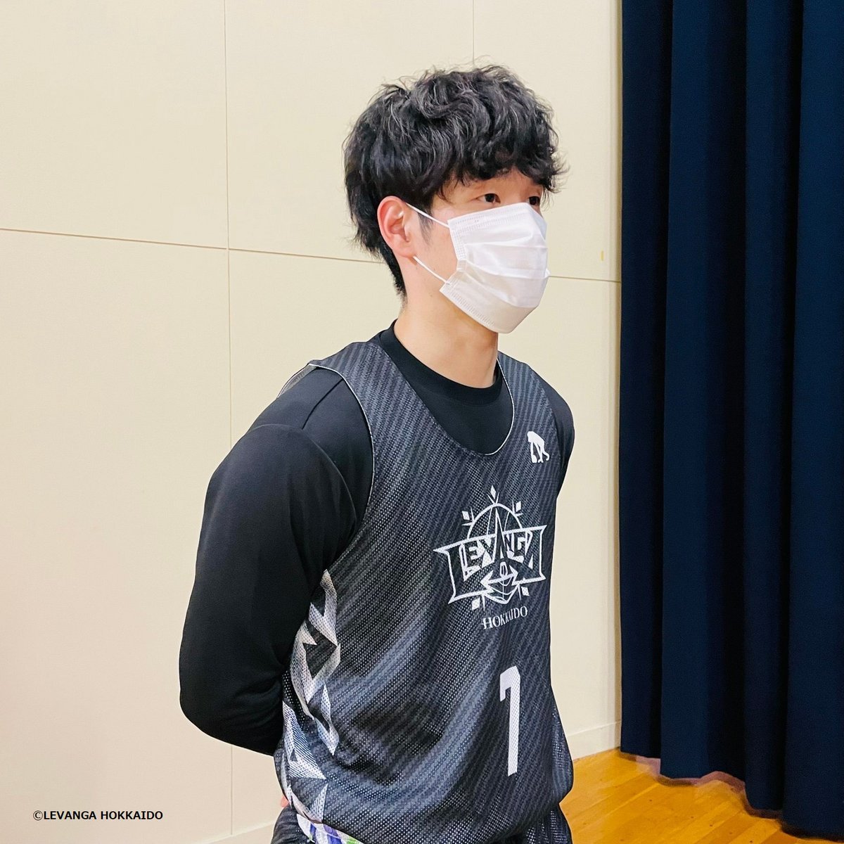 B.LEAGUE 2021ｰ22 SEASON 第26節vs茨城ロボッツ前メディア公開練習🏀#中野司 選手コメント「ディフェンスの強度を意... [レバンガ北海道【Twitter】]