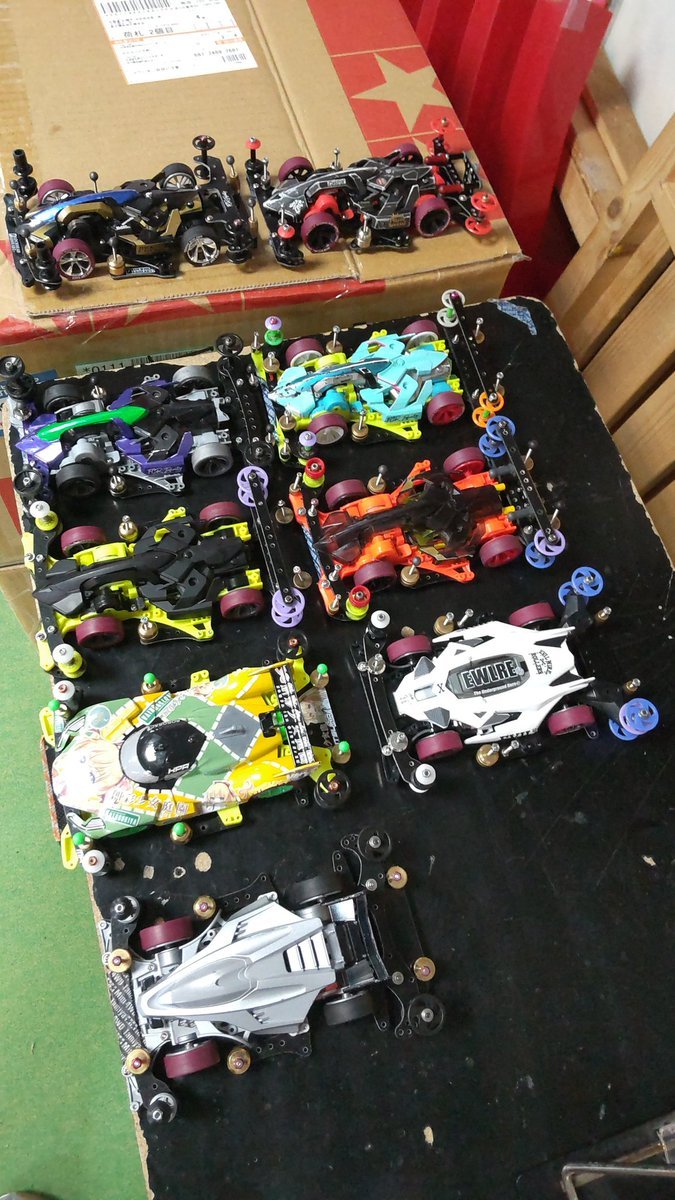 おもちゃの平野ミニ四駆大会KPR部門始めまーす [おもちゃの平野【Twitter】]