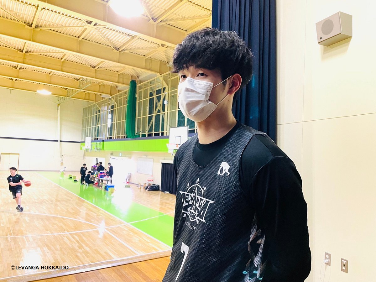B.LEAGUE 2021ｰ22 SEASON 第33節vs茨城ロボッツ前メディア公開練習🏀#中野司 選手コメント「自分たちのやるべきこと... [レバンガ北海道【Twitter】]