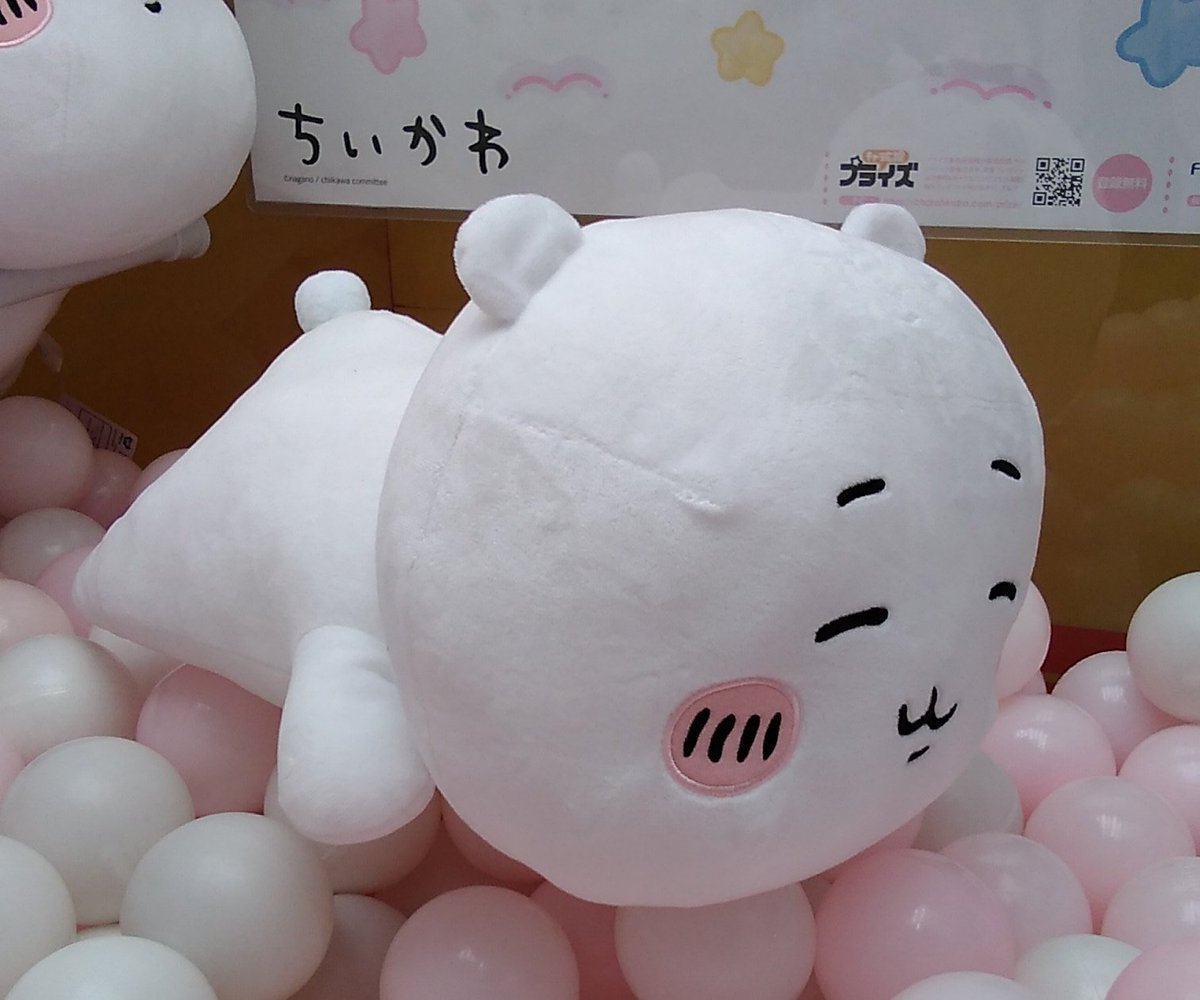 ちいかわの大きなぬいぐるみが入荷しました。#ちいかわ [ワンダーシティ札幌 プラボ札幌西町店【Twitter】]
