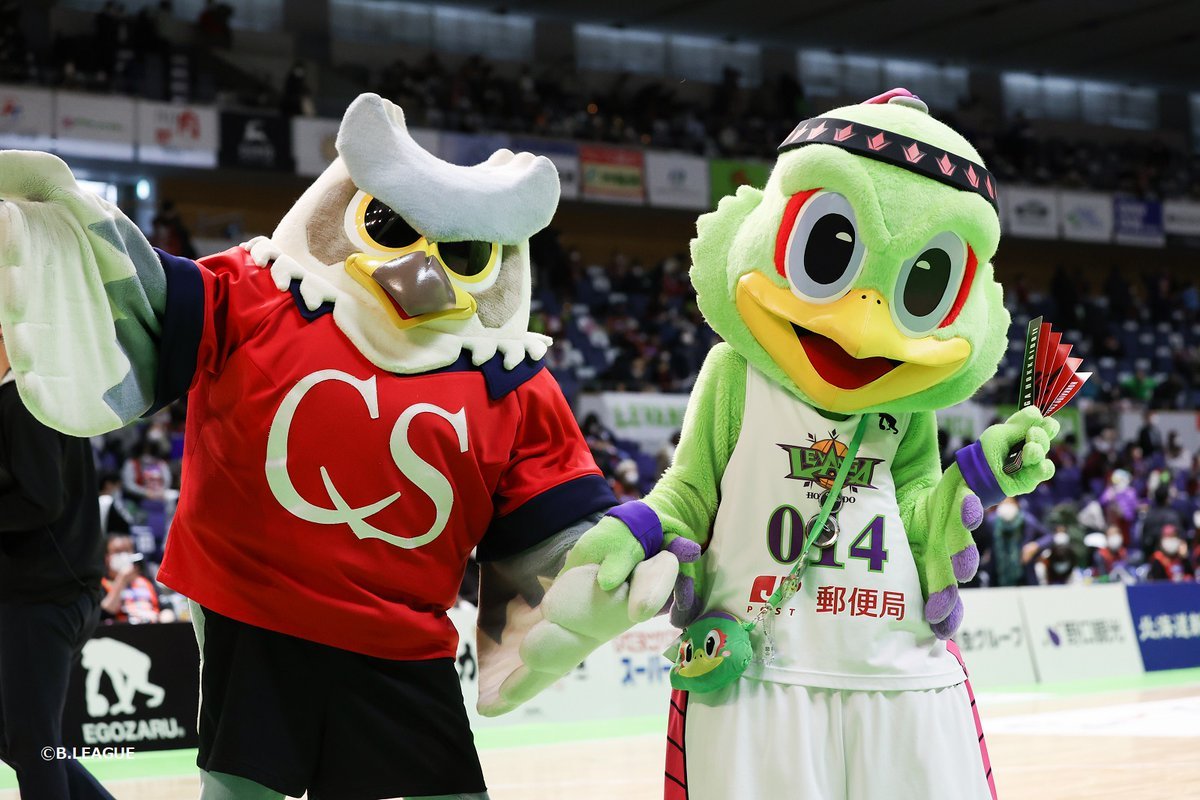 \\5月10日～16日は #愛鳥週間 (バードウィーク)//野鳥を取り巻く自然環境を大切に守ろう🦜💚#ドーレくん はシマフクロウ🦉#鷲... [レバンガ北海道【Twitter】]