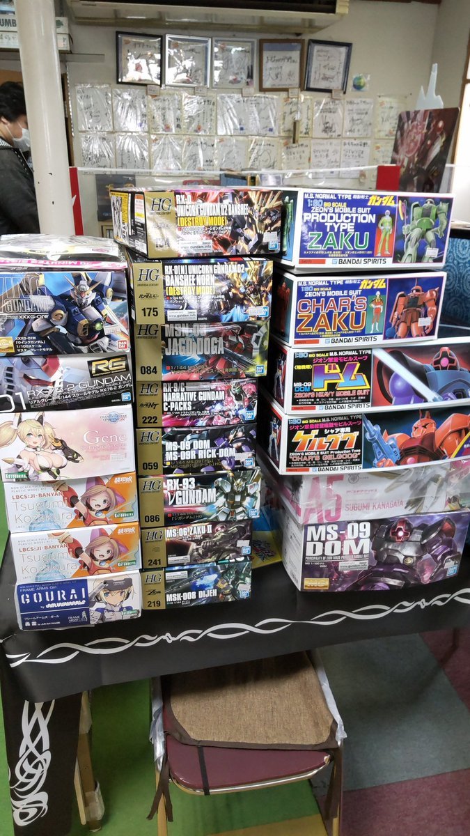 おもちゃの平野では、蔵出しプラモデルを店頭出しします!先週、緊急で店をお休みして、来てくれたお客様にがっかりさせてしまっ... [おもちゃの平野【Twitter】]