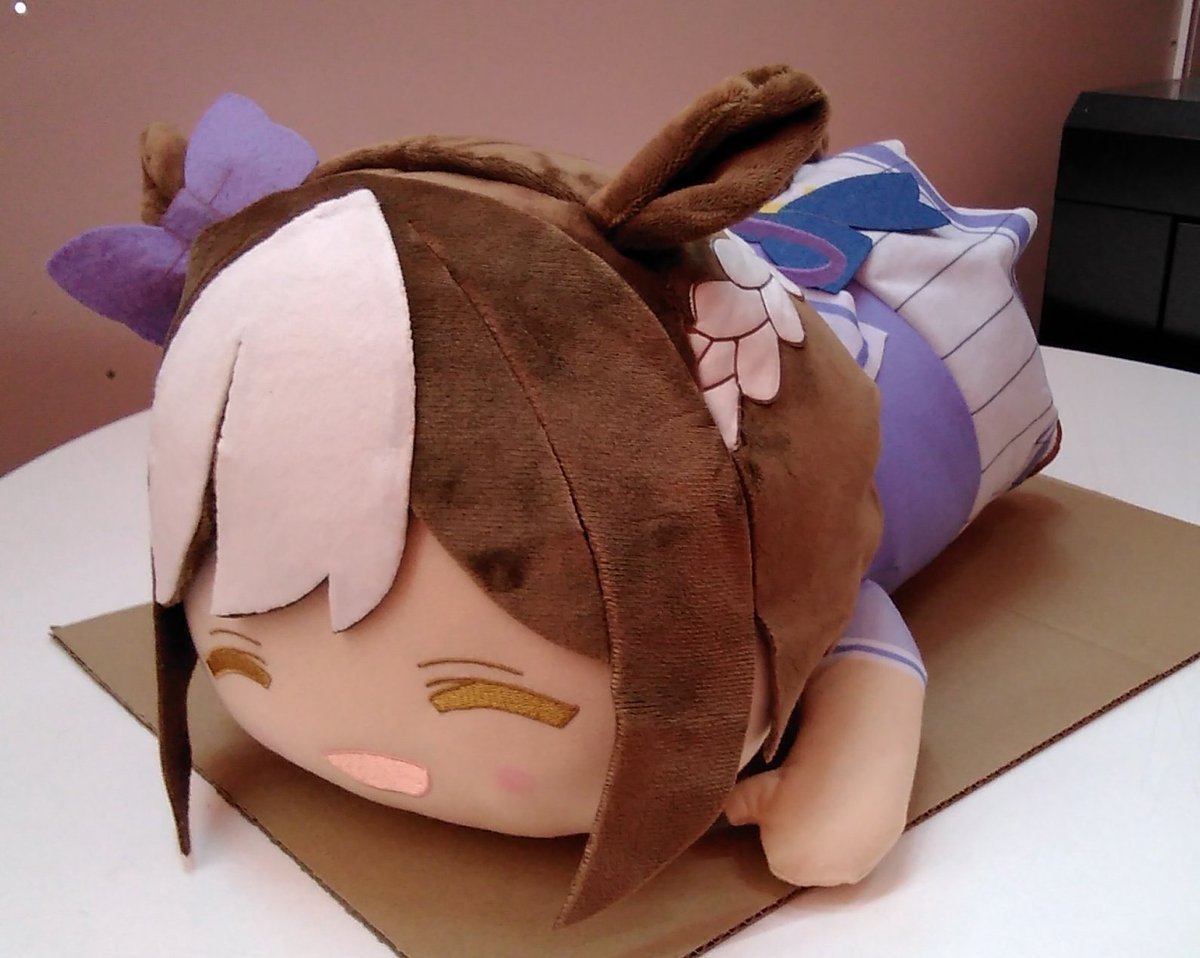 ウマ娘のスペシャルウィークの大きなぬいぐるみが入荷しました。ナムコ限定景品です#ウマ娘 #スペシャルウィーク [ワンダーシティ札幌 プラボ札幌西町店【Twitter】]