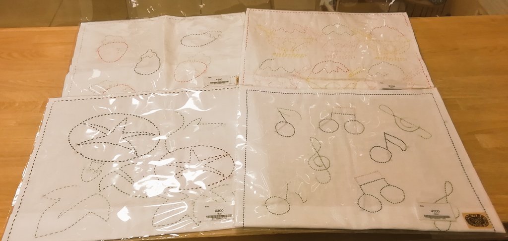 本日の入荷情報‼️#工房ぶら里 さんの #刺し子布巾 #水引きピアス・イヤリング、#画鋲タイル、#画鋲おはじき、#水引き が入荷致しまし..... [元気ショップいこ～る【Twitter】]