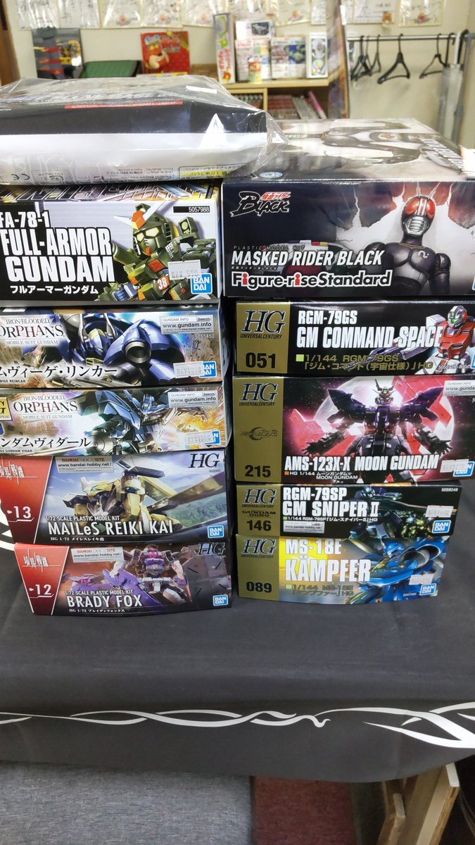 おもちゃの平野に今週も少しプラモデルが再入荷してます。Ｇジェネの再販は熱い! [おもちゃの平野【Twitter】]
