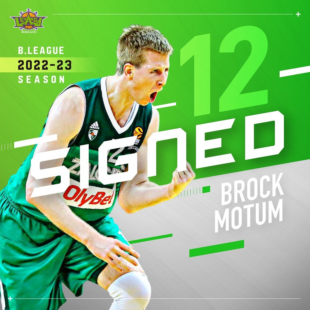 ✍️✨Levanga Hokkaido signed Brock Motum for BLeague 2022-23 season.Plea... [レバンガ北海道【Twitter】]