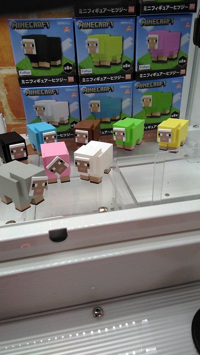 マインクラフト ミニフィギュア　～ヒツジ～入荷致しました。#マイクラ　#ヒツジ　#マインクラフト　#フィギュア [ワンダーシティ札幌 プラボ札幌西町店【Twitter】]