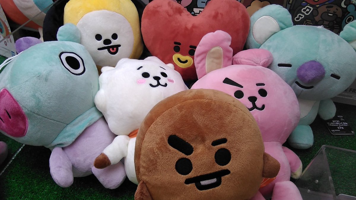 BT21 でっかいぬいぐるみ -Railway  Journey -入荷致しました。#BT21 #ぬいぐるみ [ワンダーシティ札幌 プラボ札幌西町店【Twitter】]