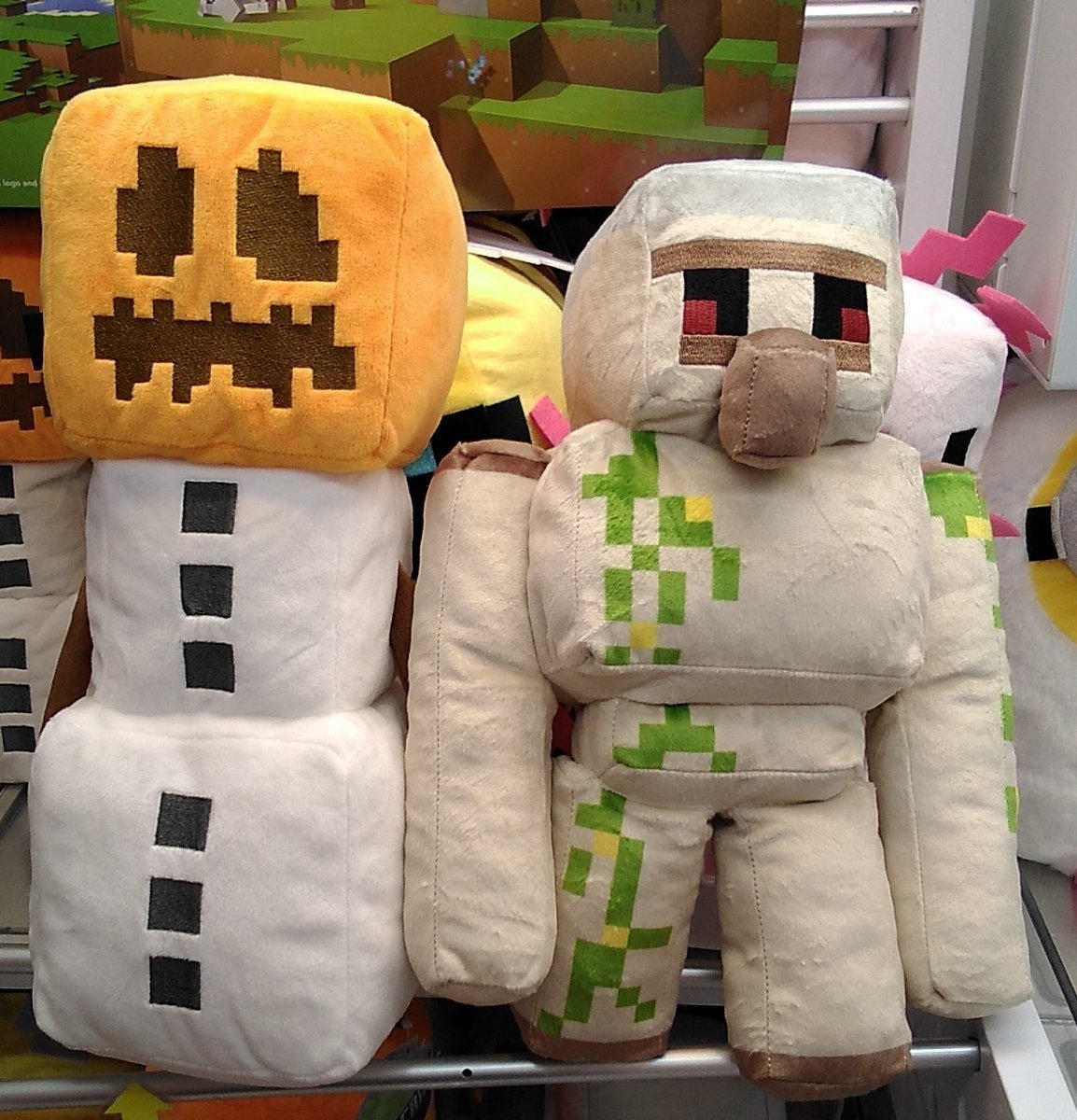 マインクラフトの大きなぬいぐるみが入荷しました#マインクラフト [ワンダーシティ札幌 プラボ札幌西町店【Twitter】]