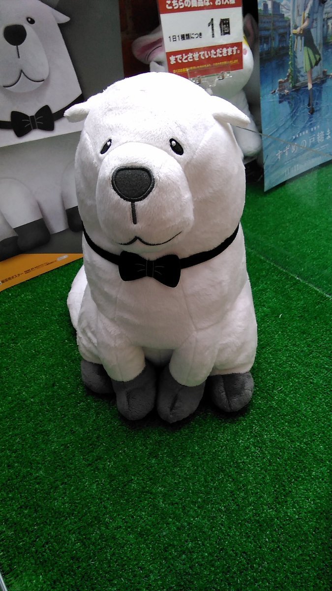 SPY×FAMILYのボンドの大きなぬいぐるみが入荷しました。#SPYxFamily [ワンダーシティ札幌 プラボ札幌西町店【Twitter】]