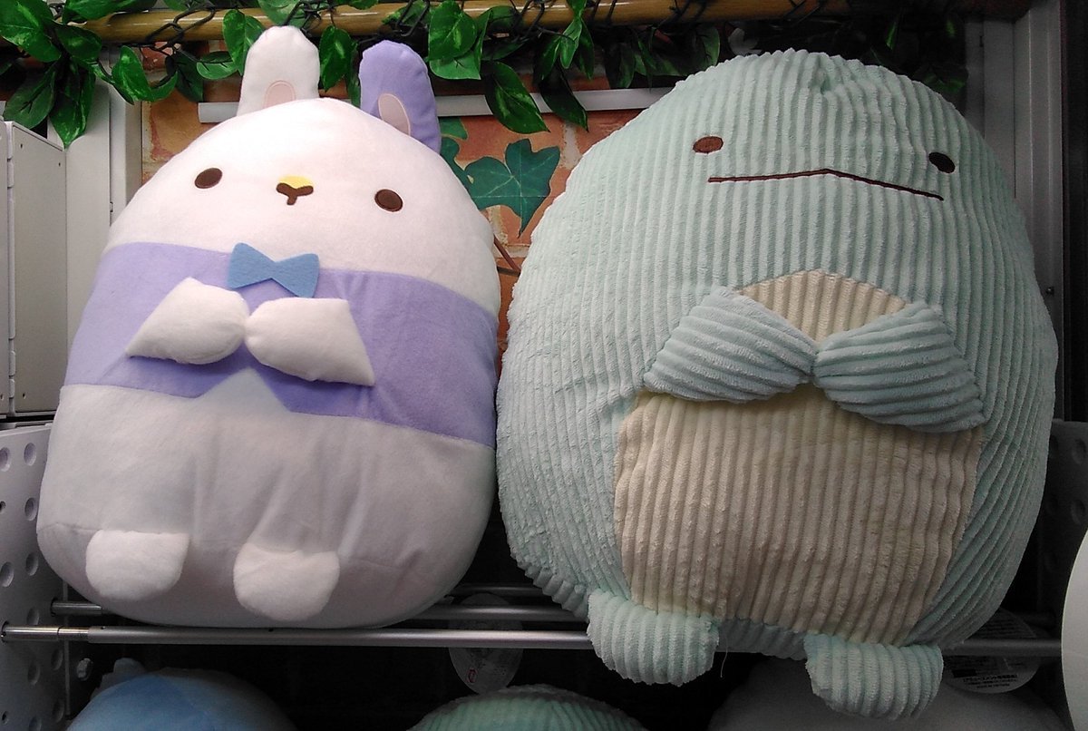 すみっコぐらしの大きなぬいぐるみが入荷しました。#すみっコぐらし #とかげ #うさぎマイスター [ワンダーシティ札幌 プラボ札幌西町店【Twitter】]