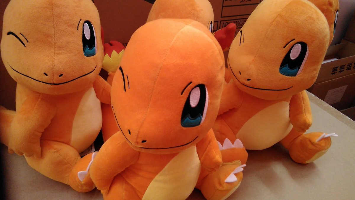 ポケットモンスターしっぽみてみて!!めちゃでか ヒトカゲ ぬいぐるみ　入荷致しました。#ポケモン　#ヒトカゲ　#ポケットモンスタ... [ワンダーシティ札幌 プラボ札幌西町店【Twitter】]
