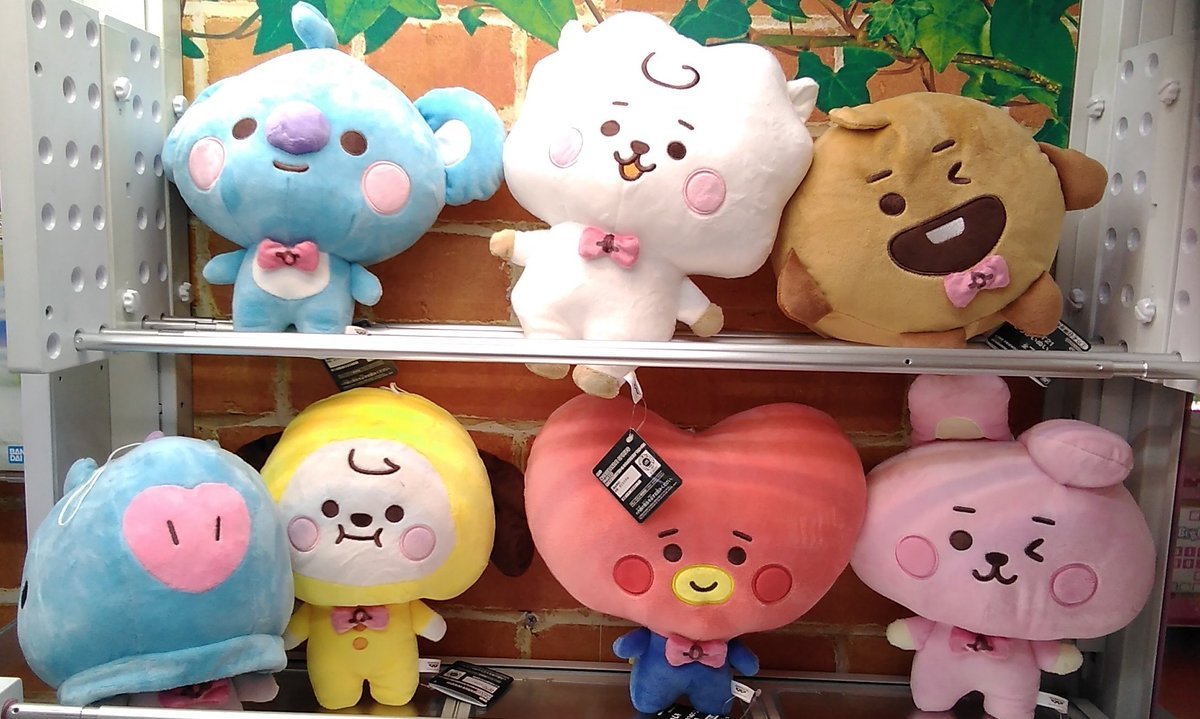 BT21のぬいぐるみが入荷しました。ナムコ限定景品です！#BT21 [ワンダーシティ札幌 プラボ札幌西町店【Twitter】]