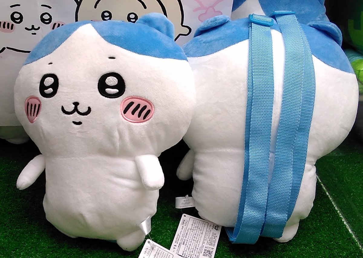 ちいかわのハチワレのぬいぐるみリュックが入荷しました。#ちいかわ #ハチワレ [ワンダーシティ札幌 プラボ札幌西町店【Twitter】]