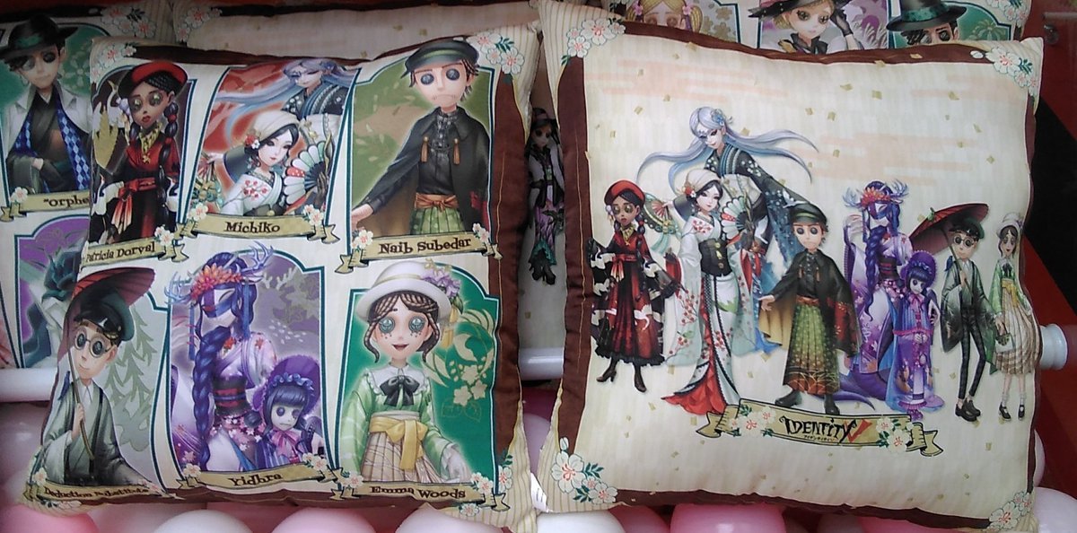 第五人格のクッションが入荷しました。ナムコ限定景品です！#第五人格 [ワンダーシティ札幌 プラボ札幌西町店【Twitter】]