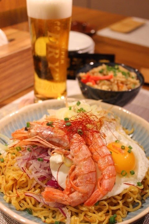汁なし海老ジャージャー麺 [深夜食堂 きーちゃんのおうちごはん【ブログ】]