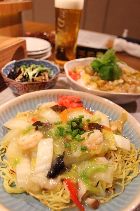 具だくさん鯛だしあんかけ焼きそば [深夜食堂 きーちゃんのおうちごはん【ブログ】]