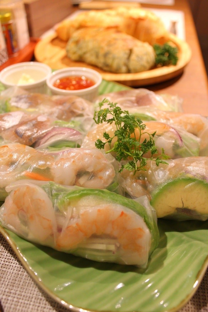 海老アボカド生春巻きとPAiN TRADITIONNEL [深夜食堂 きーちゃんのおうちごはん【ブログ】]
