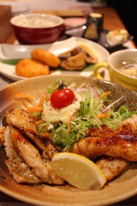 ささみガーリック焼きの食べ比べ [深夜食堂 きーちゃんのおうちごはん【ブログ】]