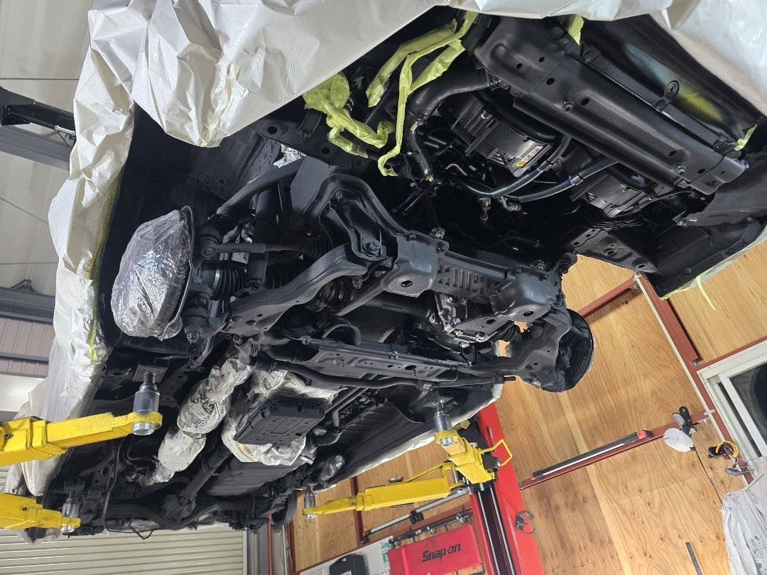 デモカーに下廻り防錆 [idaカーコーティング担当まさるのブログ]