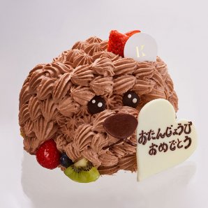 【リニューアル】「ハッピードッグ」9月から変わるデコレーションケーキの中から、「ハッピードッグ」のご紹介です。生チョコクリ... [洋菓子きのとや【Twitter】]