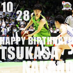 🎂HAPPY BIRTHDAY TSUKASA!!🎉本日10/28は、中野司選手のお誕生日です✨お誕生日、おめでとうございます😊🍰1... [レバンガ北海道【Twitter】]