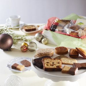 【送料込】冬のきのとや満喫セットモダンなデザインが人気の3層のクッキー「ラララ・クッキー」や、フランスの伝統菓子「ダックワ... [洋菓子きのとや【Twitter】]