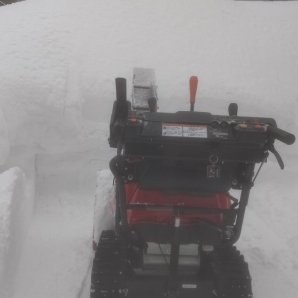 赤い、ハイぶりっ子除雪機今年は大活躍。既に雪山が５メートルぐらい積み上がってます。２階の窓を超えて更に上へ飛ばす雪がロフ... [おもちゃの平野【Twitter】]