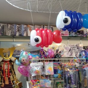 バルーンアートの鯉のぼり🎏#バルーンアート #おもちゃの平野 [おもちゃの平野【Twitter】]