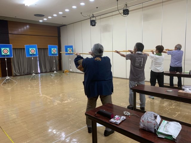 スポーツウエルネス吹矢体験教室