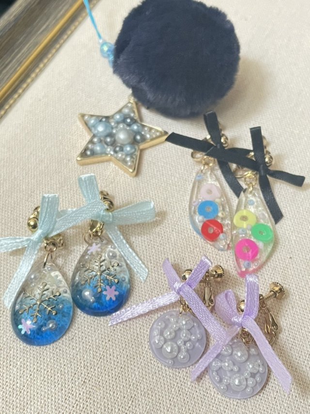 はちけん地区センター　冬休みレジン教室