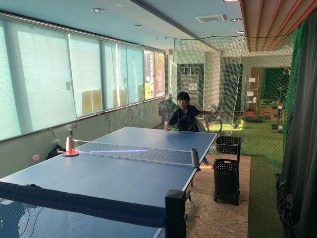 「卓球マシン」で24時間いつでも打ち放題！【初回50分無料】