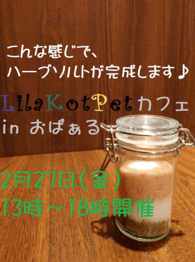 LilaKotPet(りらこっぺ)カフェ in おぱぁる