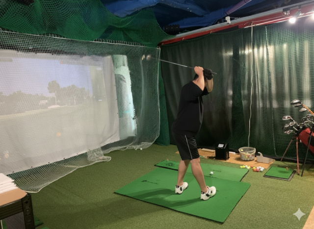 話題のシミュレーションゴルフが無料で体験できる！