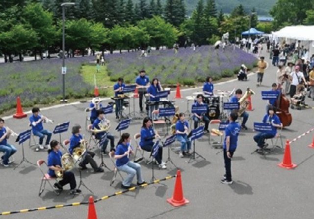 札幌軟石を活用した子ども向け雑貨工作イベントもあります！第17回南沢ラベンダーまつり