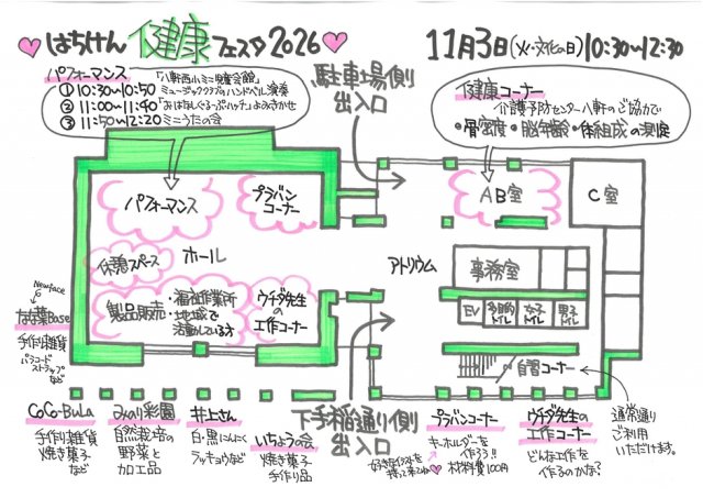 はちけん地区センター　はちけん健康フェスタ2026